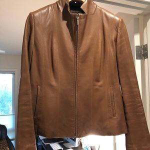 Cole Haan Brown Leather Jacket